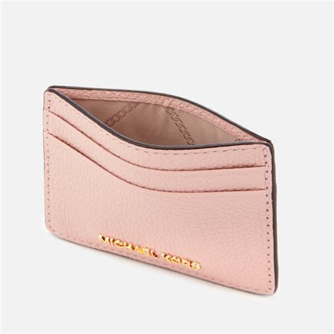 michael kors card holder women's|michael kors pink card holder.